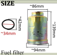 Filtro de Combustible para MAZDA 3, 6 Axela B2500, 12, 12, 12, 12, 12, 12, 12, 12, 12, 12, 12, 10, 12, 12, 12, 10, 12, 10, 12, 30, 30