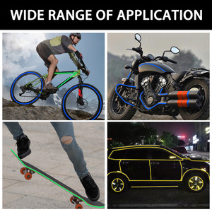 Accessoires de moto, <span class=keywords><strong>bande</strong></span> adhésive pour vélo, <span class=keywords><strong>bande</strong></span> <span class=keywords><strong>réfléchissante</strong></span> pour vélo imperméable de 1 cm - Product Image 3