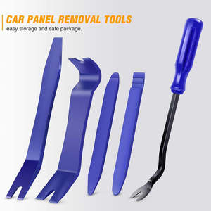 Car Panel Removal Tool Kit - Door Clip Audio Dashboard Prying Tools Automobile <b>Nail</b> Puller for Auto <b>Repair</b> Accessories - Product Image 5