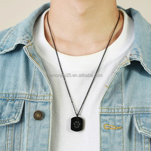 Kalung Kenang-kenangan Kehilangan Hewan Peliharaan, Liontin Kremasi Baja Anti Karat dengan Jejak Cakar, Grosir & Pasokan Massal - Product Image 5