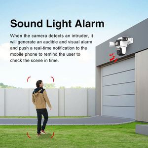 Cámara de seguridad con pinchos, cámara solar, dispositivo de alarma para ventana, CCTV analógico, 8 piezas, para entrada de vehículos, garaje, infrarrojos. - Product Image 3