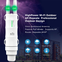 Répéteur Wifi extérieur sans fil à LED longue portée 300 Mbps haute puissance 7dBi Répéteur/extenseur/AP