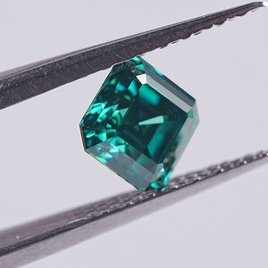 Sicgem 6 מ "מ לחתוך ירוק כהה אמרלד vvvvs moissanite אבן חן רופף 1 קראט עם קוטר של 7 מ" מ - Product Image 4