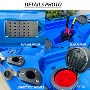 2025 Rotomold Sail Gran Capacidad Hdpe Boat Kayak De Pesca <span class=keywords><strong>con</strong></span> <span class=keywords><strong>Motor</strong></span> Eléctrico y Pedal De Aleta - Product Image 4