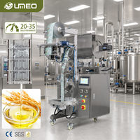 Sachet alimentaire à trois soudures pour huile d'olive 10g 20g, avec collage automatique, pompe doseuse pour liquides et sauces, haute vitesse