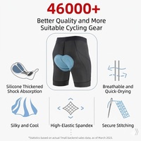 Shorts de cyclisme pour hommes, respirants, à séchage rapide, ajustés, légers, imperméables, pour les activités de vélo
