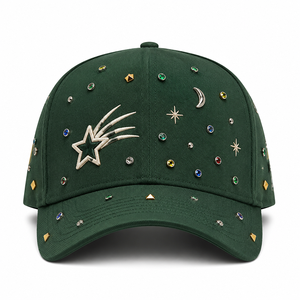 Parche Metálico con Hermosos Adornos de Diamantes de Imitación, Cierre de Hebilla Metálica, Sombrero Dandi para Uso en las Cuatro Estaciones - Product Image 5