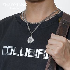 Pendant for Necklaces Hip Hop Design Titanium Plated <b>Charms</b> Stainless Steel Jewelry Wholesale Jewelry - Product Image 2