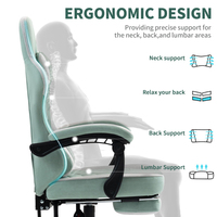 Chaise Gamer Ergonomique Inclinable à Prix de Gros, OEM ODM, Réglable, Pivotante à 360°, pour Adultes, avec Repose-Pieds