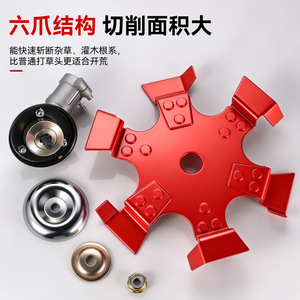Niu Xiang Trenching Wheel Black Gasoline Rotary Mower Soil Loosening Accessory Household Garden Use - Product Image 5