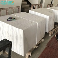 Dalles de marbre blanc Carrara de qualité supérieure HZX, dalles de pierre naturelle pour comptoirs, revêtements muraux, tables, éviers