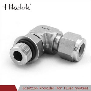 Hikelok <span class=keywords><strong>SS316</strong></span> M14 X2.5 스테인레스 스틸 커넥터 버트 용접 유니온 엘보 - Product Image 3