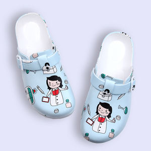 Zapatos de uniforme para mujer Salones de belleza Zapatos de enfermería y zuecos Sandalias DE TRABAJO Quirófano Hospital Laboratorio EVA Scrub Zapatillas - Product Image 3