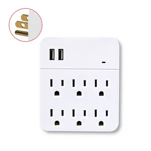 120v outlet multi outlet plug with 2usb ports power outlet socket to usa