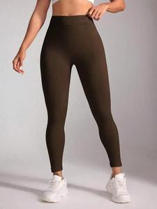 New liền mạch Bán buôn phụ nữ V eo phòng tập thể dục xà cạp cao eo đào hip thể thao quần Femme Naked cảm giác đẩy lên chạy quần áo - Product Image 5