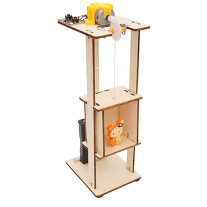 Kit de Modélisation d'Ascenseur Électrique en Bois Wincent DIY, Jouet Éducatif Scientifique Mécanique STEM, Cadeau pour Enfants - Product Image 5