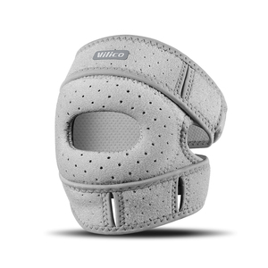 Protector <span class=keywords><strong>de</strong></span> Pierna Unisex Ajustable, Soporte Ligero y Transpirable, Almohadilla <span class=keywords><strong>de</strong></span> Gel para Rótula, Cierre <span class=keywords><strong>de</strong></span> Gancho y Bucle, para Menisco y <span class=keywords><strong>Rodilla</strong></span> - Product Image 1