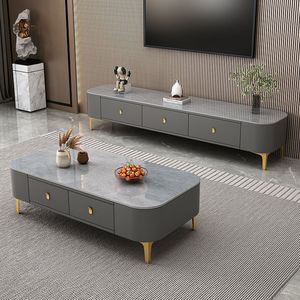 Tables basses carrées modernes de luxe à prix d'usine, tables basses de salon, ensemble de meubles <span class=keywords><strong>TV</strong></span> modernes pour la maison - Product Image 1