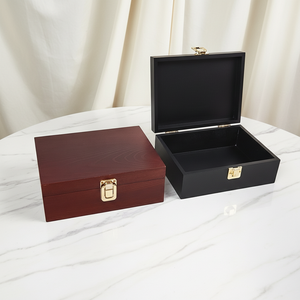 Polierte Massivholz-Rechteckige Whisky-Steine und Multifunktionale Glas-Aufbewahrungsbox-Set für Wohndekoration - Product Image 2