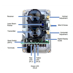 Detector de Humo Láser de Haz de Alarma Infrarrojo Reflectante LPCB de Tanda Manufacture, Cumple con la Norma EN 54-12:2015, Protección IP30, 85dB - Product Image 3