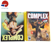 Impression de magazines en couleur, format A3, reliure spirale, catalogue de produits, brochure, service d'impression personnalisé OEM avec finition papier de qualité supérieure