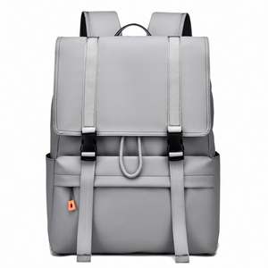 Mochila impermeable para portátil con puerto de carga USB, bolsa de viaje de negocios de gran capacidad, poliéster Oxford para hombre. - Product Image 2