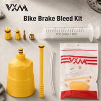 Outil d'entretien simple pour vélo VXM avec huile de frein et huileur à faible résistance, outil de réparation de vélo facile à utiliser pour VTT et vélos de route