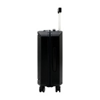 Valise à roulettes Saint Pearl 20 pouces en aluminium pour ordinateur portable |   Serrure TSA |   Spinner silencieux à 4 roues et 360 degrés |   Imperméable |   Unisexe |