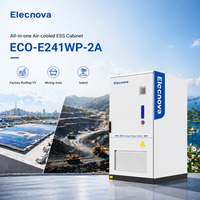 Efisiensi Perjalanan Dua Arah 87% Kabinet Penyimpanan Energi LFP Berpendingin Udara 241kWh ECO-E241WP-2A untuk Bangunan Komersial