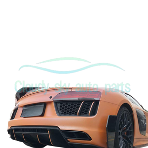 Grilles d'aération inférieures en nid d'abeille en fibre de carbone YT pour pare-chocs arrière <span class=keywords><strong>R8</strong></span> <span class=keywords><strong>V10</strong></span> <span class=keywords><strong>Plus</strong></span> Coupé 2 portes 16-18 - Product Image 6