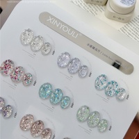 Nouveau Kit de Vernis Gel Scintillant Effet Bonbon 12 Couleurs 2026 pour Salon de Manucure, Gel UV Effet Lentille 12ml, Marque Privée