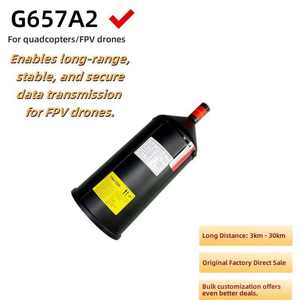 طقم ألياف بصرية لطائرة بدون طيار FPV بمدى 3 كم و5 كم و10 كم و15 كم و20 كم و30 كم للاتصال الخارجي مع وحدة هوائية ووحدة أرضية - Product Image 4