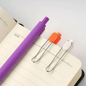 Promotional Metal Clip Pen with Colorful <b>Barrel</b> <b>Plastic</b> Ballpoint Pen Advertising Gift Pen Ball - Product Image 4