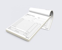 Prix d'usine, carnet de factures écologique personnalisé, copies carbonées, formulaires de commande, conception gratuite, faible MOQ, livraison rapide