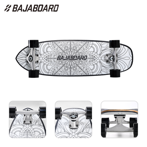 กระดานโต้คลื่น BAJABOARD 31 นิ้ว รุ่น Dual-World Shuttle เป็นมิตรกับสิ่งแวดล้อม น้ำหนักเบา ทำจากไม้เมเปิลแคนาดา ให้ความรู้สึกเหมือนสโนว์บอร์ด เหมาะสำหรับผู้ใหญ่และผู้เริ่มต้น ขนาด 31 นิ้ว - Product Image 1