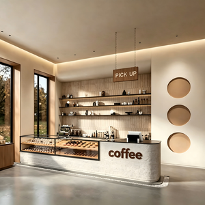 การออกแบบตกแต่งภายในร้านกาแฟสมัยใหม่ |   เฟอร์นิเจอร์ร้านกาแฟแบบกำหนดเองและโซลูชั่นตกแต่งร้านกาแฟแบบครบวงจรสำหรับร้านเบเกอรี่และร้านกาแฟ - Product Image 1