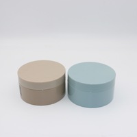 Pot cosmétique vide en plastique PET rond de 200 ml pour crème, lotion, crème contour des yeux, soins de la peau, gommage pour cheveux et lèvres, avec impression personnalisée