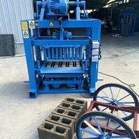 Nouvelle machine de fabrication de briques non cuites, pour blocs emboîtables en ciment et cendres volantes, avec formage par vibration, pour la production de briques colorées au Nigeria
