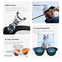 Lunettes de traduction intelligentes SENBONO M88 : Traduction de langues, appels Bluetooth, audio IA, pour usage quotidien et voyage