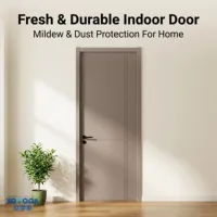 Puertas Interiores Insonorizadas Minimalistas para Cocina, Paneles Acústicos de Madera, Malla de Fibra de Vidrio Impermeable y Resistente a Insectos