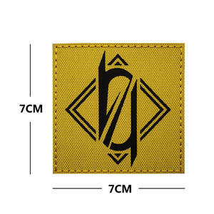 Distintivo Termoadesivo 2D in PU Eco-Friendly Fatto a Mano con Effetto Laser, Motivo Ragazza Anime Front Magic Clip, Emblema Riflettente Squadra 404 <span class=keywords><strong>Griffin</strong></span> - Product Image 5