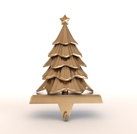 Aangepaste Polyresin Souvenir Boom Kerstsok Hanger