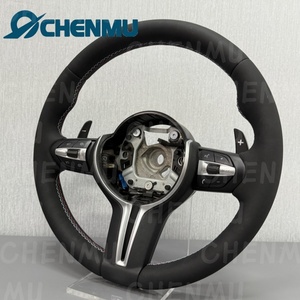 Pour <span class=keywords><strong>BMW</strong></span> Série 5 Série 3 Volant En Cuir De Voiture pour M3 M4 M5 M6 F30 F10 <span class=keywords><strong>E80</strong></span> F25 F16 F36 F45 E90 X6 E91 F22 F11 F12 - Product Image 2