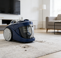 Aspirateur Cyclonique Sans Sac Électrique Filaire 1200W/1800W/2200W avec Filtre HEPA pour Usage Domestique et Sec – Vente en Gros