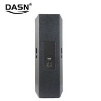 DASN Q215 Double enceinte passive professionnelle 15 pouces 900W RMS, grande puissance, sonorisation DJ et scène, pleine fréquence, enceinte en bois