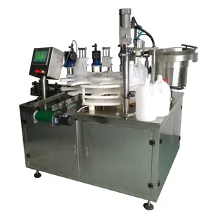 Automatic Liquid filling and capping machine for bottles