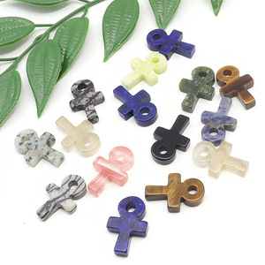 Colgante de Cruz Anka de Cristal Natural, Símbolo de la Vida para Decoración del Hogar, Fabricación de Joyería Espiritual, Protección Energética de Chakras, Regalo al por Mayor - Product Image 6