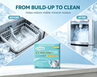 Solution d'entretien essentielle pour un résultat professionnel, glace cristalline et pure, nettoyant pour machine à glaçons