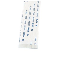 Câble FFC à conducteur solide 15 broches, pas de 1 mm, AWM 2896 80C VW-1, assemblage de câble ruban flexible pour connecteur PCB LCD d'appareils électroménagers