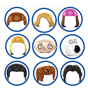 TP1057 Personaggi dei Cartoni Animati Family Guy: Peter, Lois, <span class=keywords><strong>Meg</strong></span>, Chris, Stewie, Brian Griffin - Mattoncini da Costruzione per Bambini, Mini Blocchi, Giocattoli in Plastica - Product Image 1